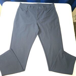 Old Navy Hybrid Pants Mens 33x30 Dark Blue Activewear Golf Work Go-Dry Cool Flex